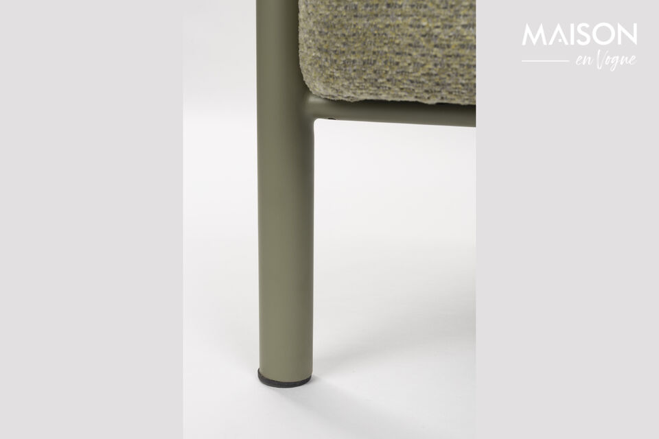 Lounge-Sessel aus grünem Stoff Heels - 10