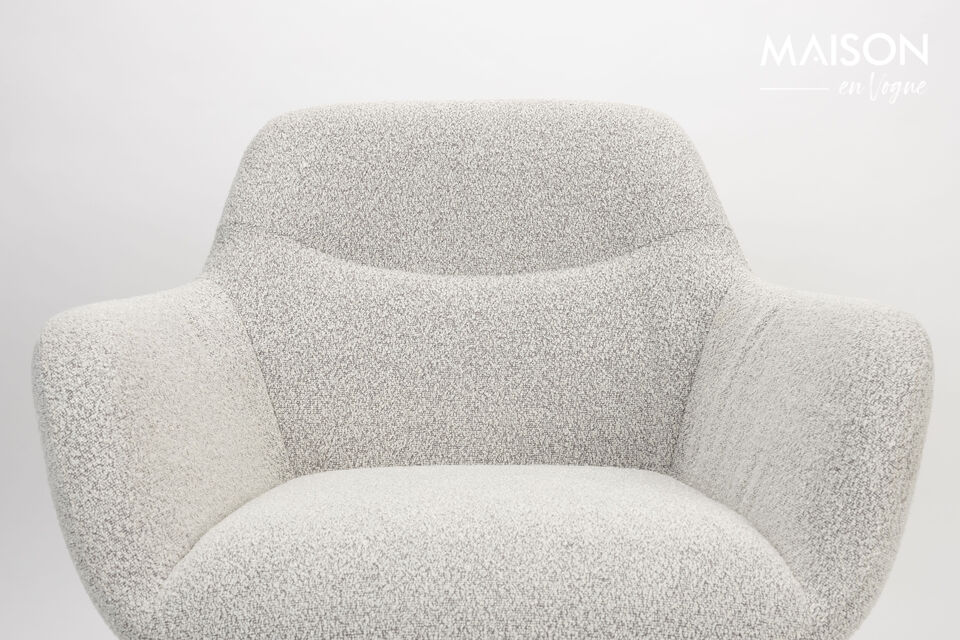 Die klassische, zeitlose Form der Dude Loungestoel verleiht jedem Raum einen eleganten Akzent