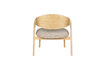 Miniaturansicht Loungesessel aus beigem Buchenholz Babington 5