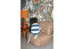 Miniatuur Loungestoel Ritz Beige Gebrand Oranje 2