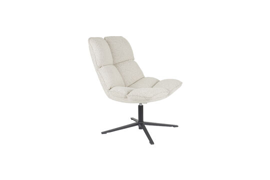 Zie de productbeschrijving loungestoel van beige polyester Bros Loungestoel van beige polyester Bros