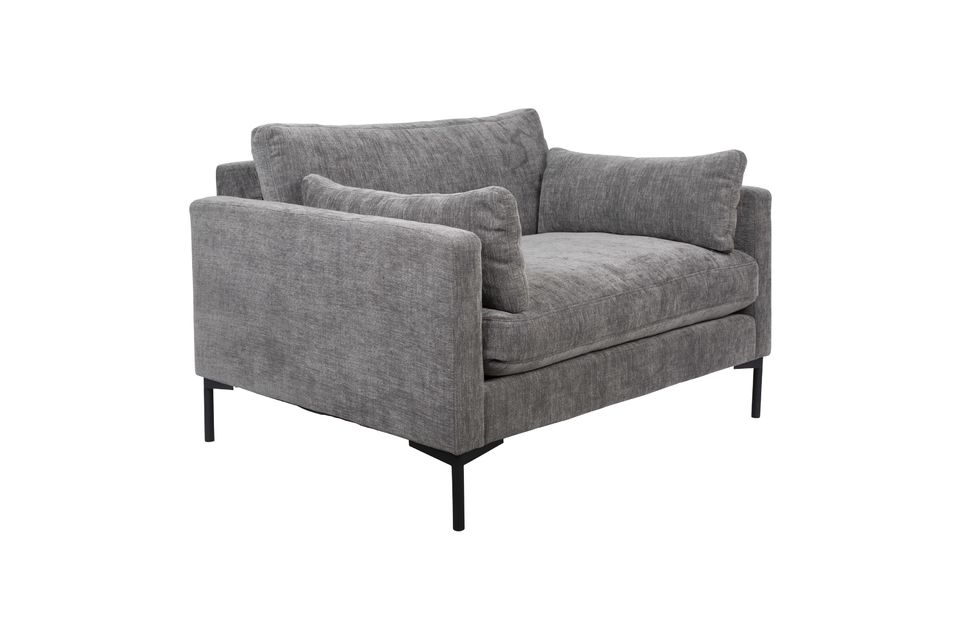 Love Seat Summer Anthracite Zuiver