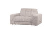 Miniaturansicht Loveseat 136 cm gerippter Stoff Natur Second Date 1