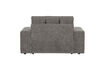Miniatura Loveseat 136 cm Tela Gris Ratón SECOND DATE 3