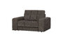 Miniature Loveseat 136 cm Vintage Fabric Warm Grey Second Date Clipped