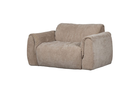 Loveseat 138 cm 3D chenille zand BAGGY