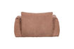 Miniatuur Loveseat 138 cm geweven chenille oud roze Baggy 4