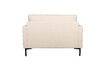 Miniature Loveseat 1,5 places en tissu beige Summer 3