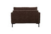 Miniature Loveseat 1,5 places en tissu marron foncé Summer 5