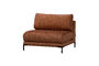 Miniatuur Loveseat-element 100x100 cm Chenille Roest Melange COUPLE Productfoto