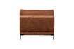 Miniatuur Loveseat-element 100x100 cm Chenille Roest Melange COUPLE 4