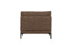Miniaturansicht Loveseat-Modul 100x100 cm Stoff Schokoladenbraun COUPLE 4
