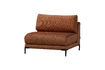 Miniature Loveseat Sofa Element 100x100 cm Rust Melange Chenille COUPLE 1