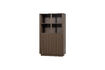 Miniature Low display cabinet pine Truffle Brown NOVA 1