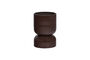 Miniature Low plant pot metal purple/brown TOVAL Clipped