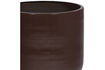 Miniature Low plant pot metal purple/brown TOVAL 5