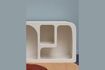 Miniature Low shelf with 7 niches in white Alcove wood chipboard 5
