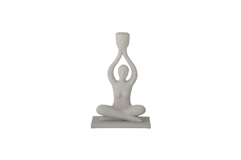 Lucie white candlestick Bloomingville