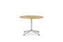 Miniature Lunar Coffee Table H45 Ø60 cm Alu Clipped
