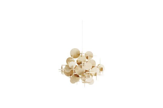 Lustre en bois clair Bau