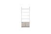 Miniature Madu grey wooden shelf 1