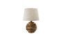 Miniature Magny table lamp made of mango wood Clipped