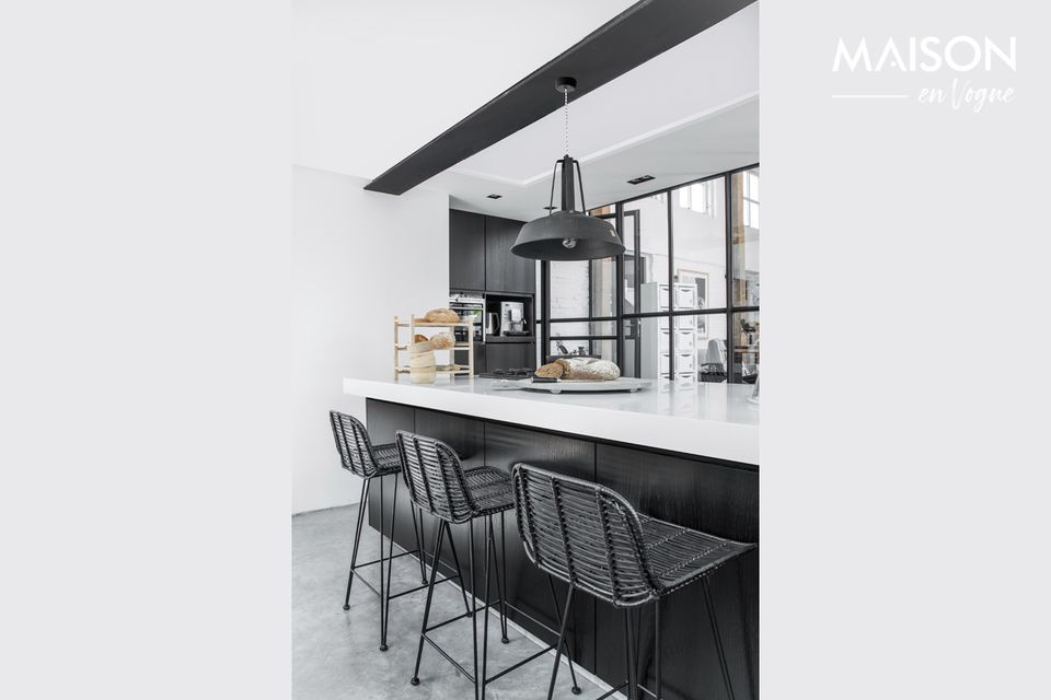 A stylish and elegant bar stool