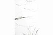 Miniature Maru white marble effect dining table 3