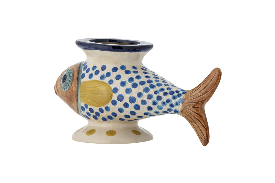 Da jede Vase handbemalt ist