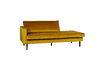 Miniature Méridienne gauche velours jaune ocre Rodeo 2