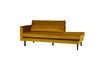 Miniature Méridienne gauche velours jaune ocre Rodeo 3