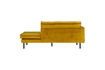 Miniature Méridienne gauche velours jaune ocre Rodeo 4