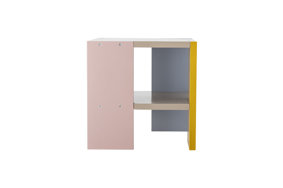 Mesa 35x35 cm de MDF multicolor Coloria - 6