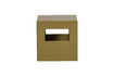 Miniatura Mesa auxiliar 40x40 cm MDF Amarillo Miel Modern 2