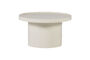 Miniatura Mesa auxiliar 40x70 cm MDF brillo arena Veluna Clipped