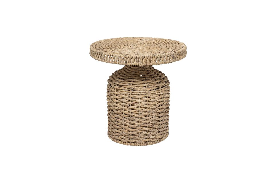 Mesa auxiliar D46xH46 cm de jacinto de agua natural Camo Bloomingville