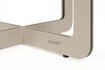 Miniatura Mesa auxiliar de acero beige Centre 9
