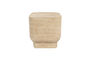 Miniatura Mesa auxiliar de cemento beige Noble Clipped