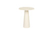 Miniatura Mesa auxiliar de hierro beige Joya 1