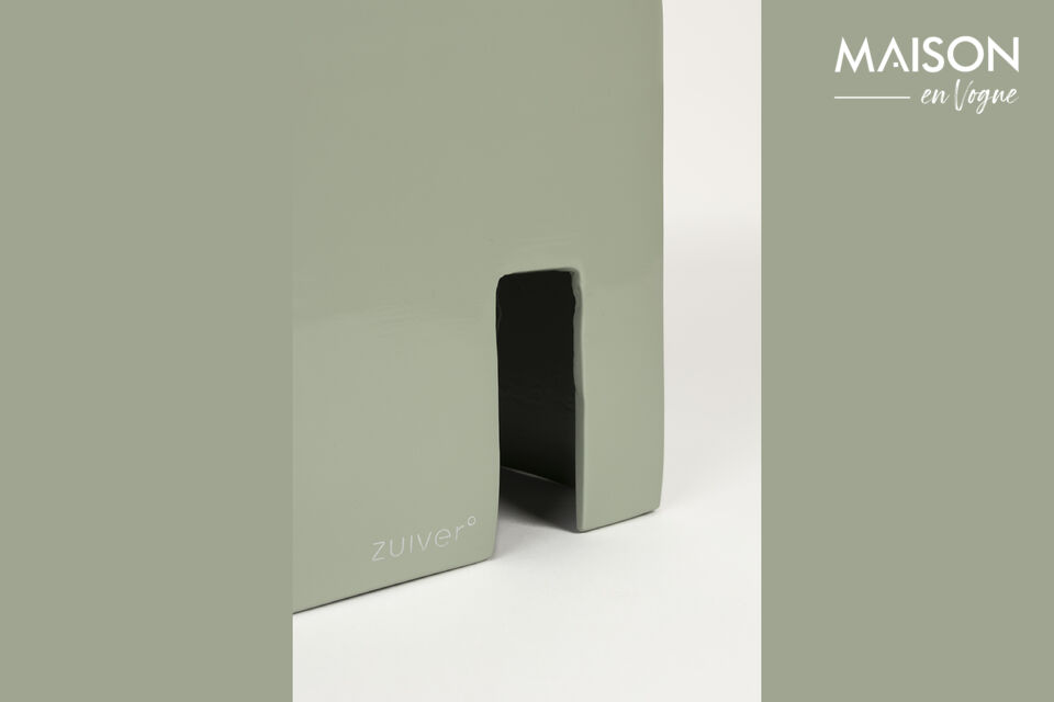 Mesa auxiliar de hierro verde Chubby - 10