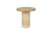 Miniatura Mesa auxiliar de madera beige Chunk 5