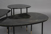 Miniatura Mesa auxiliar de madera negra Phyllis 2