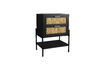 Miniatura Mesa auxiliar de madera negra Yasu 9