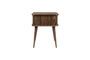 Miniatura Mesa auxiliar de madera oscura Barbier Clipped