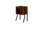 Miniatura Mesa auxiliar de madera oscura Flow Clipped