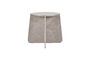Miniatura Mesa auxiliar de mármol beige Marb Clipped