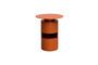 Miniatura Mesa auxiliar de metal naranja Shifumi Clipped