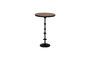 Miniatura Mesa auxiliar de metal negro Estructura Clipped