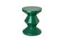 Miniatura Mesa auxiliar de poliéster verde Zig Zag Clipped