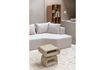 Miniatura Mesa auxiliar de resina beige Eddy 5